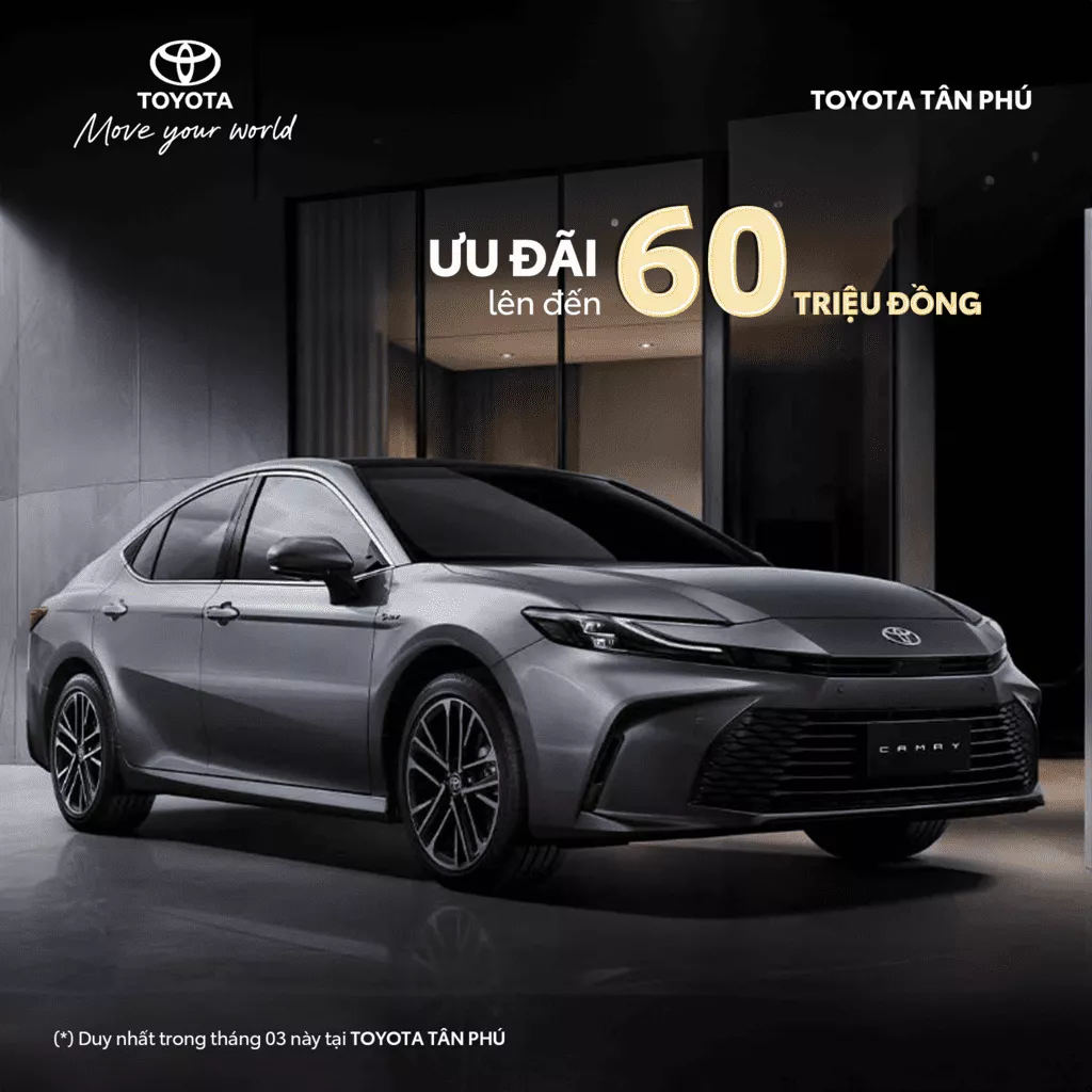 Banner Khuyến Mãi Toyota Camry 2025