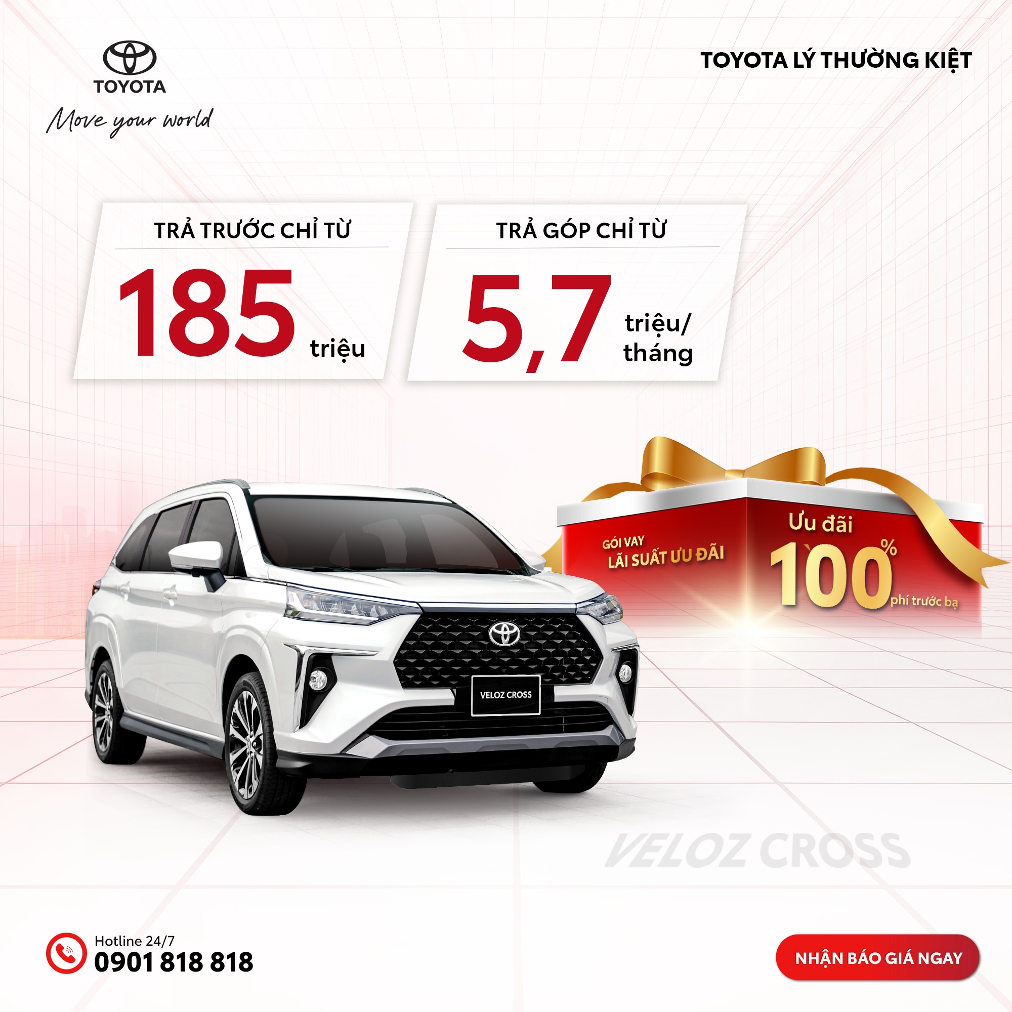 Giảm 100% Phí Trước Bạ , Chốt Xe Thả Ga