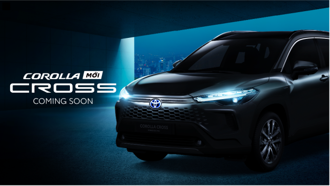 Toyota Việt Nam Hé Lộ Diện Mạo Của Corolla Cross Phiên Bản 2024. Ảnh: Toyota Việt Nam.