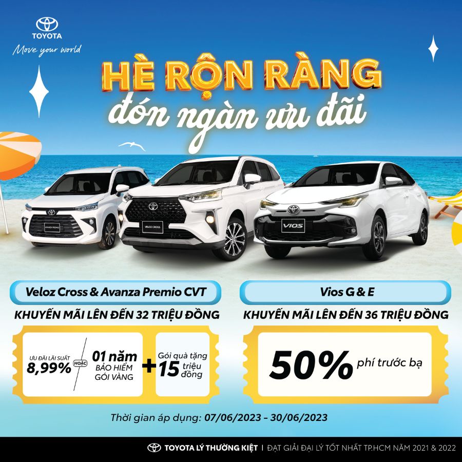 Top 4 Xe Toyota Nhiều Ưu Đãi Nhất Tháng 6