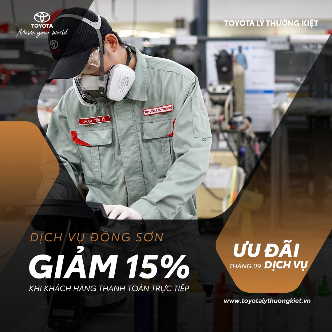 Khuyến Mãi Dịch Vụ Cực Hot Tại Toyota Lý Thường Kiệt Tháng 10/2023