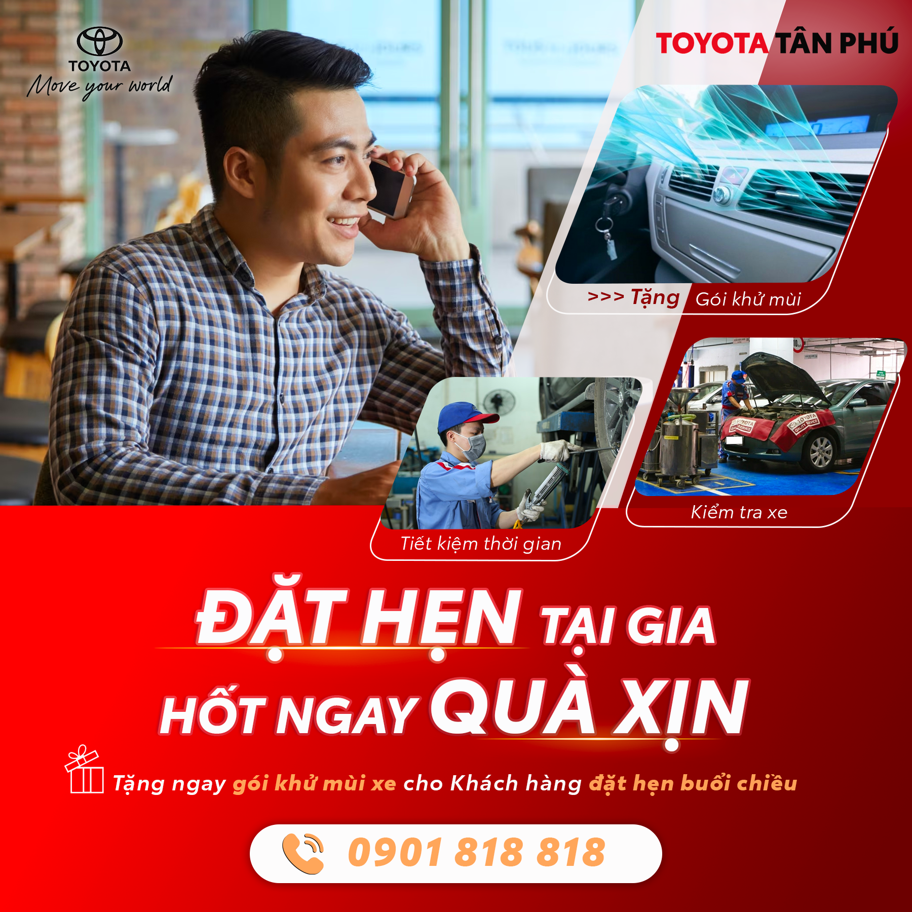 Chăm Sóc Xe Chính Hãng, Tại Đây Có Nhiều Khuyến Mãi Dịch Vụ Nhất !!!