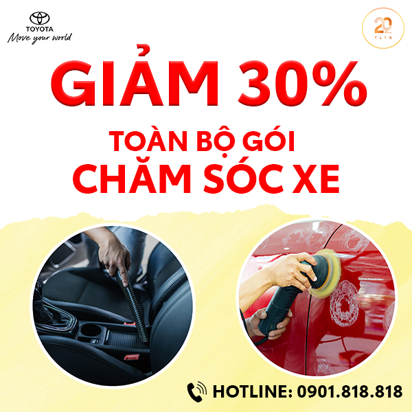Tưng Bừng Ưu Đãi Kiểm Tra Xe Miễn Phí, Giảm Ngay 30% Chăm Sóc Xe