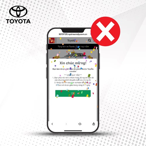 Toyota Lý Thường Kiệt Khuyến Cáo Quý Khách Hàng Trước Hiện Tượng Giả Mạo