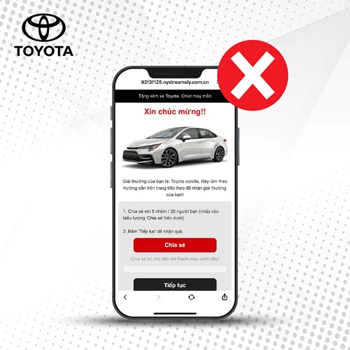 Toyota Lý Thường Kiệt Khuyến Cáo Quý Khách Hàng Trước Hiện Tượng Giả Mạo