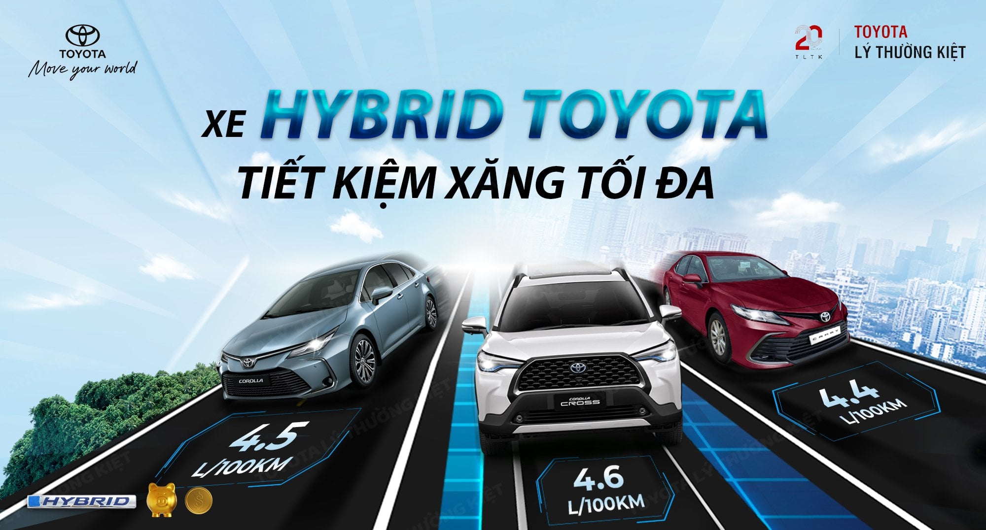 Khuyến Mãi Bảo Hành 7 Năm Cho Các Dòng Xe Hybrid - Ưu Đãi Hấp Dẫn Từ Toyota Lý Thường Kiệt