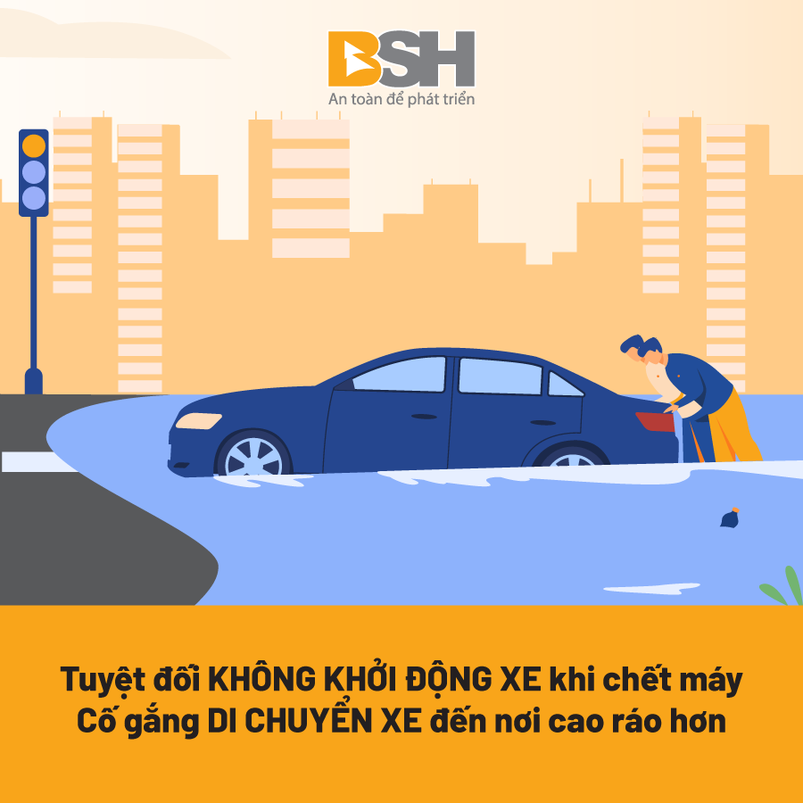 5 Cách Xử Lý Xe Ô Tô Bị Ngập Nước Trong Mùa Mưa
