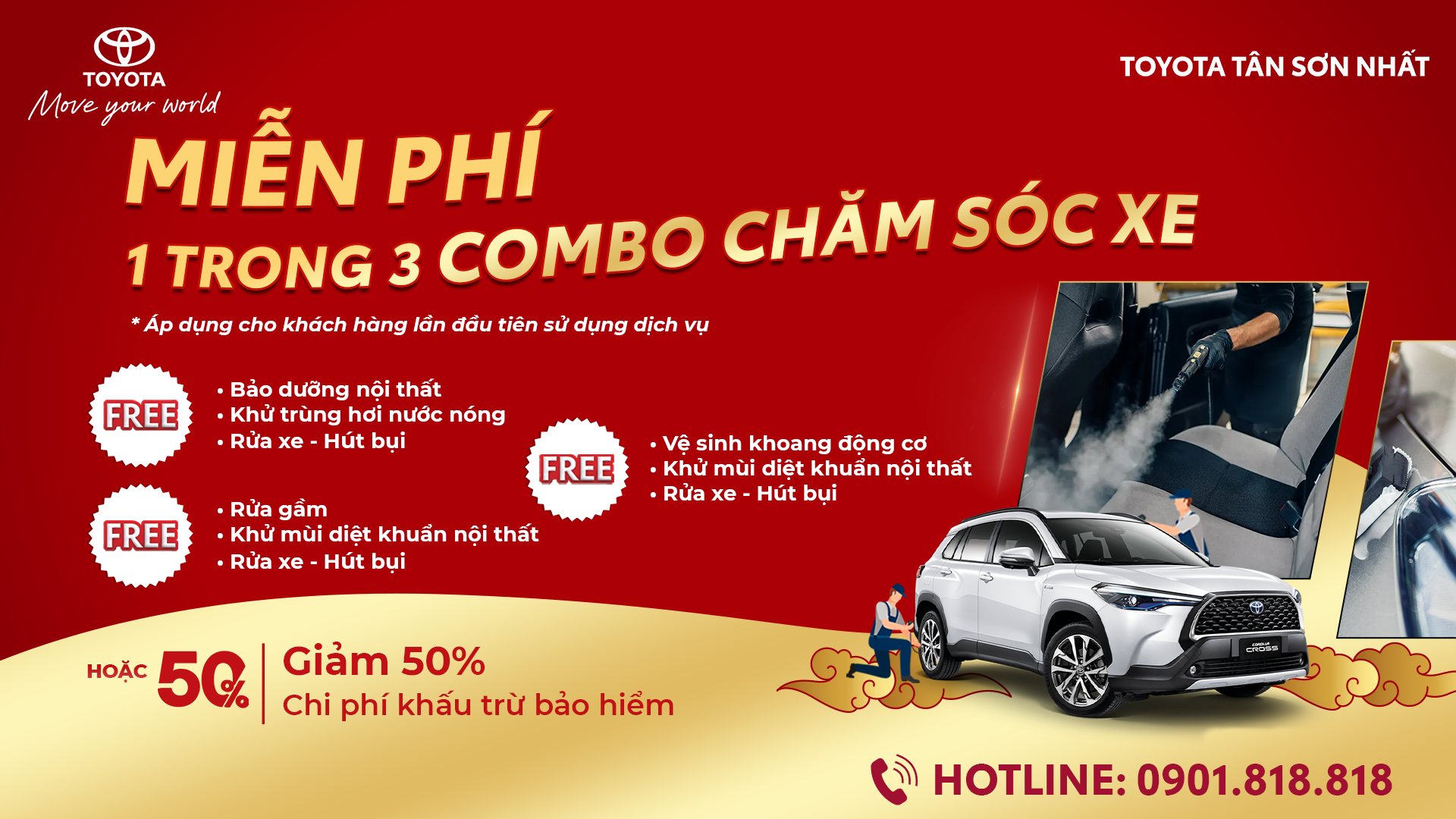 Hái Lộc Đầu Năm - Chăm Xe 0 Đồng, 100% Trúng Quà Tặng