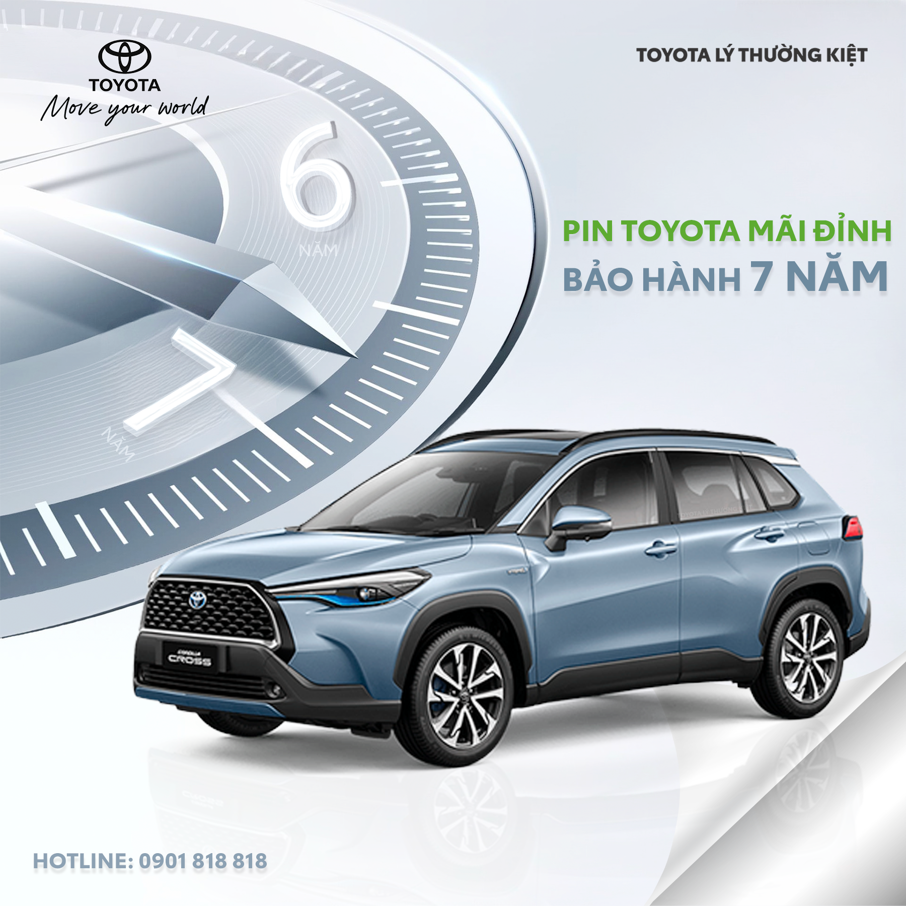 Khuyến Mãi Bảo Hành 7 Năm Cho Các Dòng Xe Hybrid - Ưu Đãi Hấp Dẫn Từ Toyota Lý Thường Kiệt