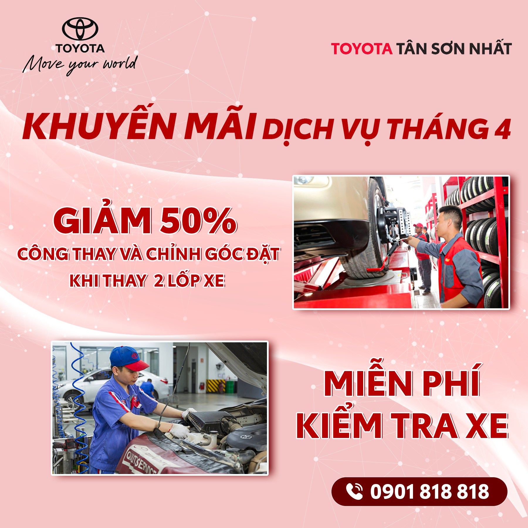 Khuyến Mãi Sửa Chữa, Bảo Dưỡng Mùa Đại Lễ 30/4 &Amp; 1/5
