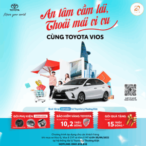 Read More About The Article Mua 1 Tặng 3, Đừng Bỏ Lỡ Cơ Hội Mua Vios Chỉ Với 4,6 Triệu Đồng/Tháng