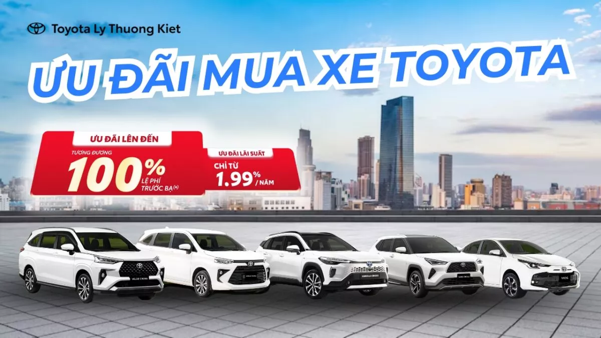 Mua Xe Toyota Với Giá Ưu Đãi Tốt Nhất – Ưu Đãi Lên Đến 100% Phí Trước Bạ