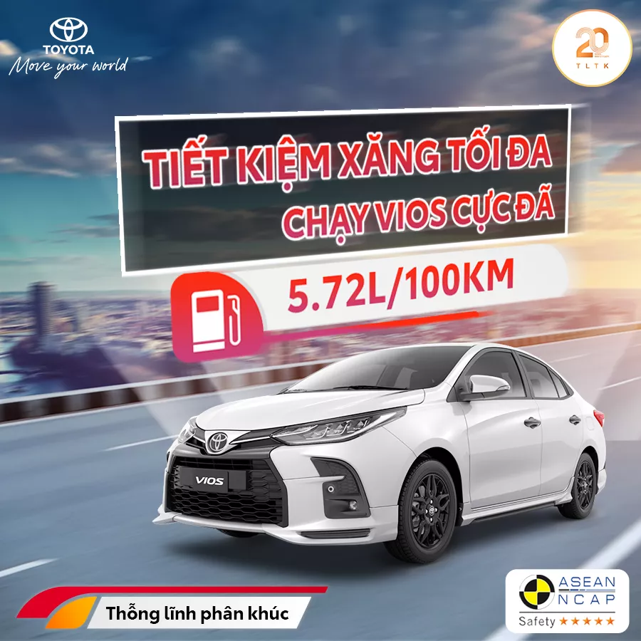 Mua 1 Tặng 3, Đừng Bỏ Lỡ Cơ Hội Mua Vios Chỉ Với 4,6 Triệu Đồng/Tháng