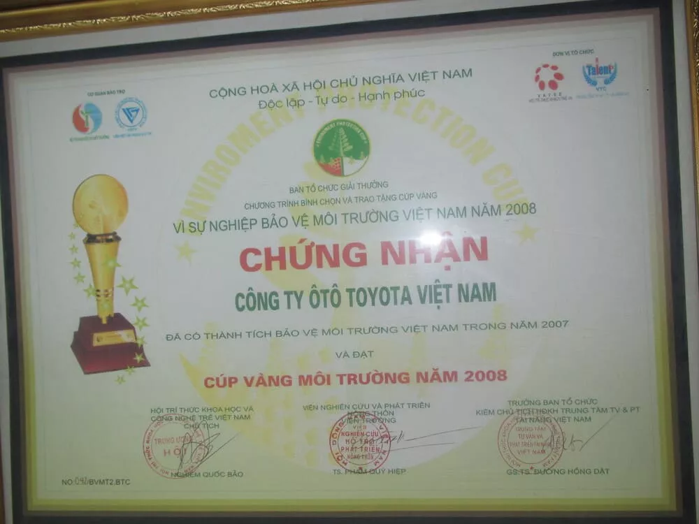 Thành Tựu Toyota 2008